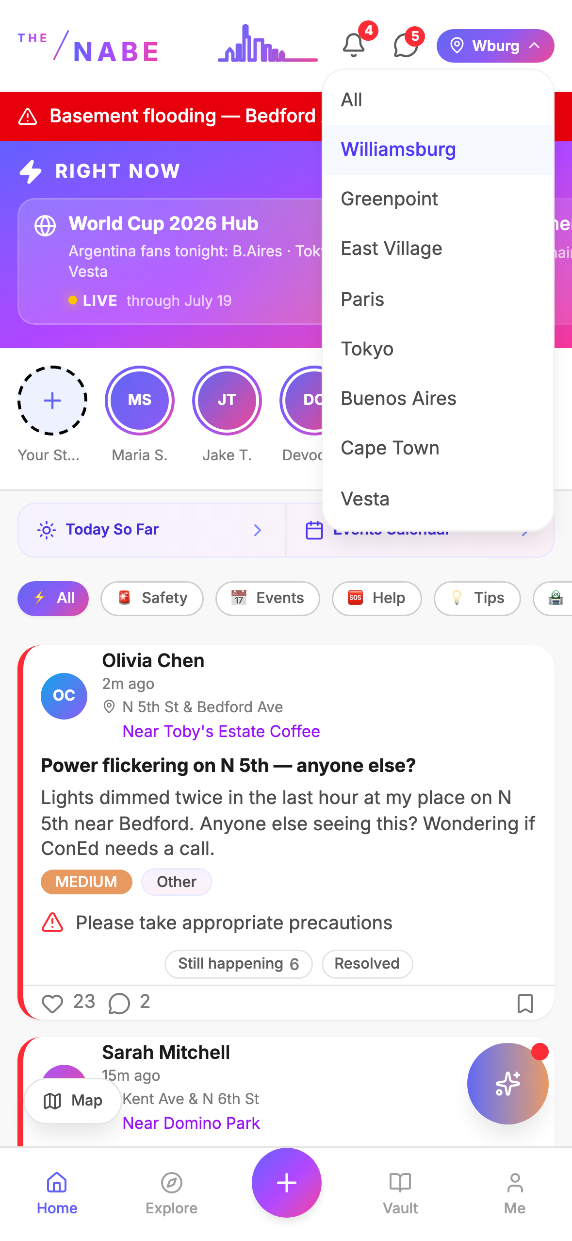 8-city selector